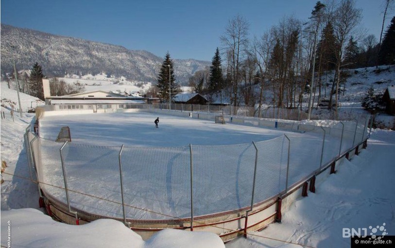 La patinoire naturelle de Crémines