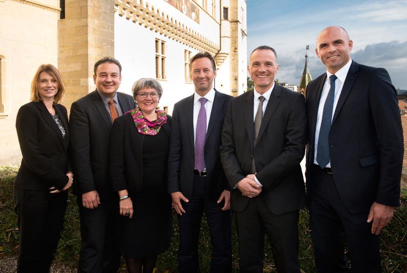 Le Conseil d'Etat neuchâtelois.