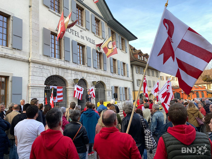 L'Hôtel de ville de Moutier a accueilli un apéritif anniversaire ce lundi. 