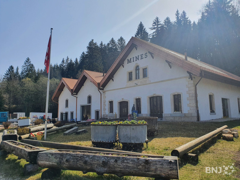 Le bâtiment des Mines d'asphalte est flambant neuf après quatorze mois de travaux.