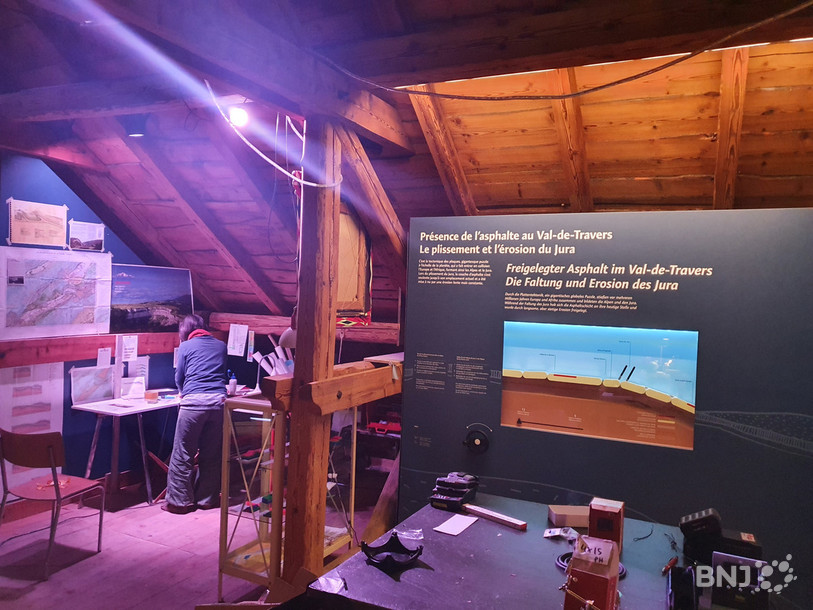 L'exposition des Mines d'asphalte sera inaugurée vendredi 1er avril. Elle explique d'où vient l'asphalte.
