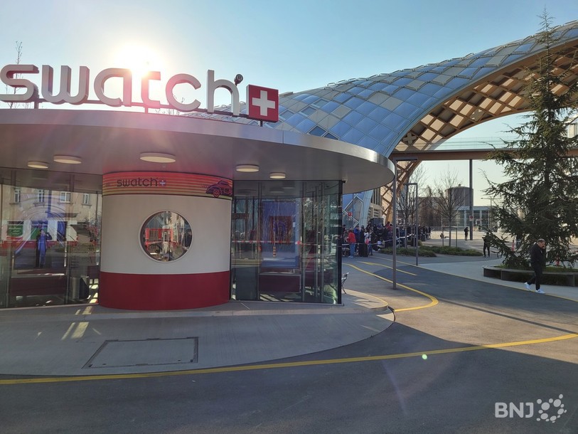 Le chiffre d'affaires du groupe Swatch a fondu de 6,8% en un an. (Photo d'archives)