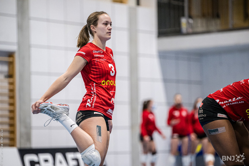 Eloïse Rebetez va troquer le maillot de la 1re équipe contre celui de la 2e formation du Volleyball Franches-Montagnes (photo : Jonathan Vallat).