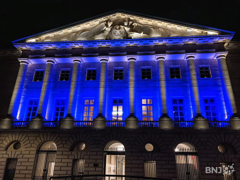 L'Hôtel de ville de Neuchâtel devrait aussi se parer de bleu pour la journée mondiale de sensibilisation à l'autisme. (Photo : Ville de Neuchâtel)