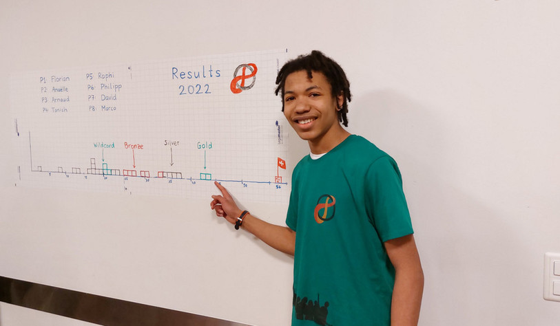 Mathys Douma est le grand gagnant de cette compétition. (Image : Olympiades de mathématiques)