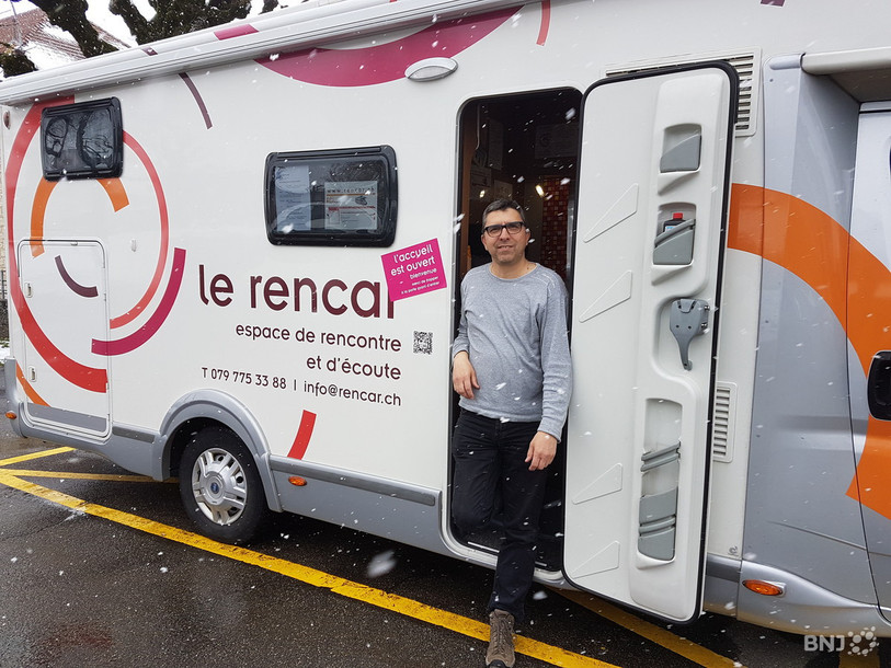 Le camping-car du Rencar, initié il y a 10 ans par Jean-Charles Mouttet, restera désormais au garage. (Photo: archives)