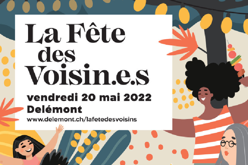 La fête des voisins aura lieu le 20 mai à Delémont. (Photo : ville de Delémont)