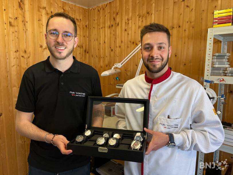 Nathan Juillerat et Axel Siegrist sont à l'origine de Pak Watches.