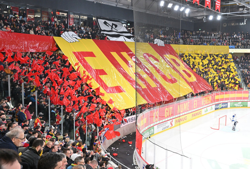 Le HC Bienne n'a pas pu offrir de demi-finale à son public cet hiver (photo : Georges Henz).