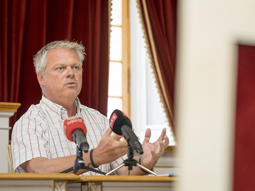 L’ancien syndic et municipal d’Yverdon-les-Bains Jean-Daniel Carrad quitte ses fonctions à l'exécutif. (Photo : KEYSTONE / Jean-Christophe Bott).