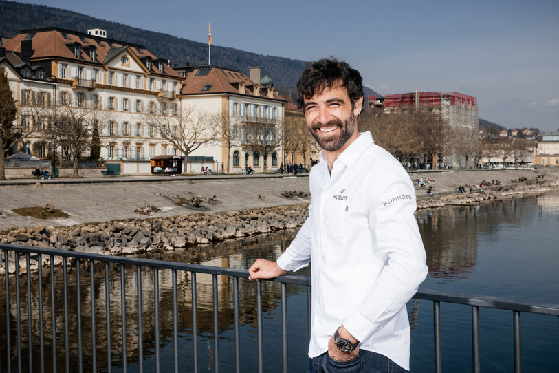 Le navigateur Alan Roura s'associe à la banque Bonhôte jusqu'en 2025. (Photo : banque Bonhôte)