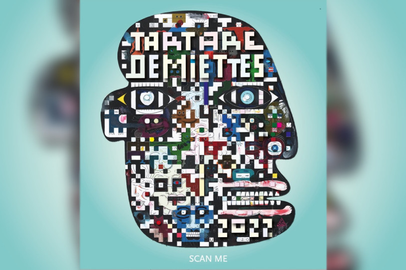 L'affiche du festival est un QR code qui donne accès à « un concours de roulades ». (Photo : festival « Tartare de Miettes » )