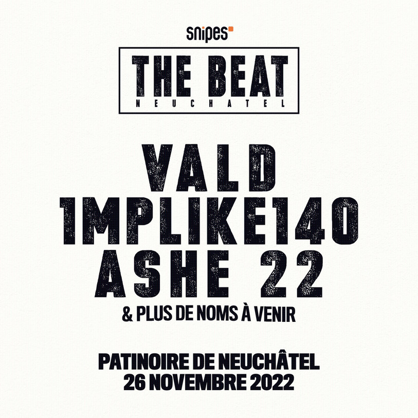Le festival hip-hop aura lieu le 26 novembre à Neuchâtel (photo: The Beat Neuchâtel)