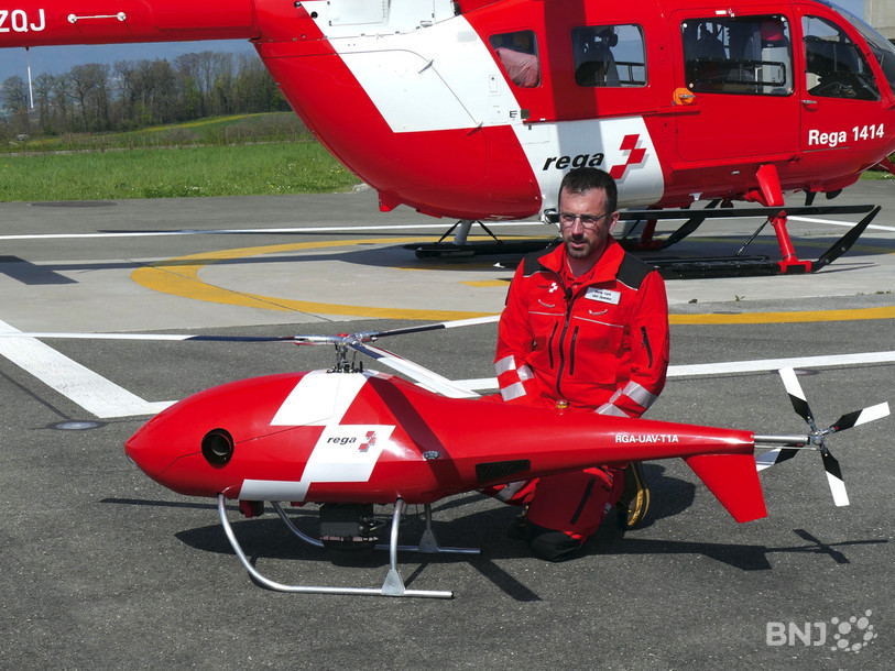 Mattia Corti a présenté le drone de nouvelle génération.