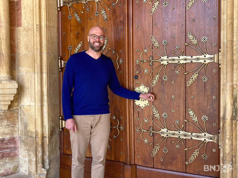 Le pasteur de la Collégiale de Neuchâtel Florian Schubert.