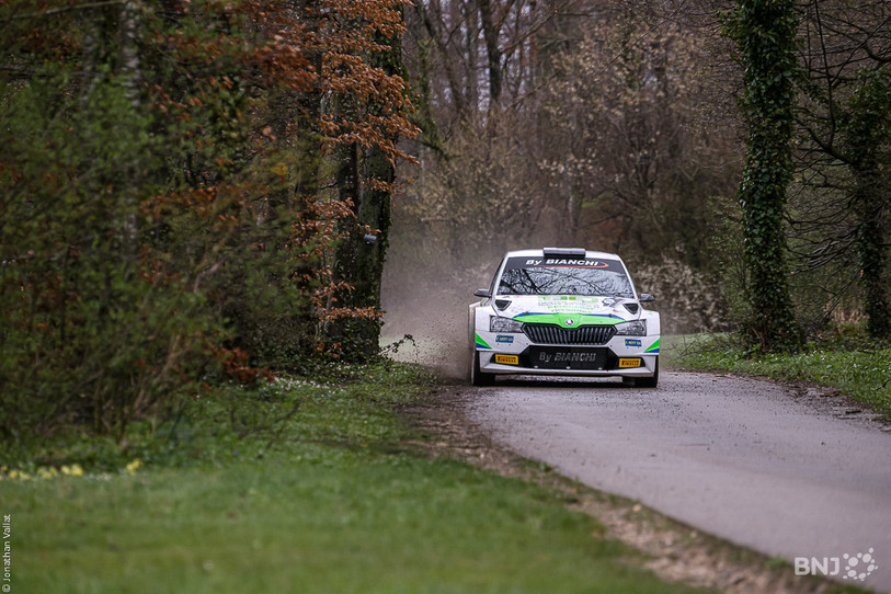 Sacha Althaus a régaté avec les meilleurs lors du Rallye du Chablais. (Photo : archives Jonathan Vallat)