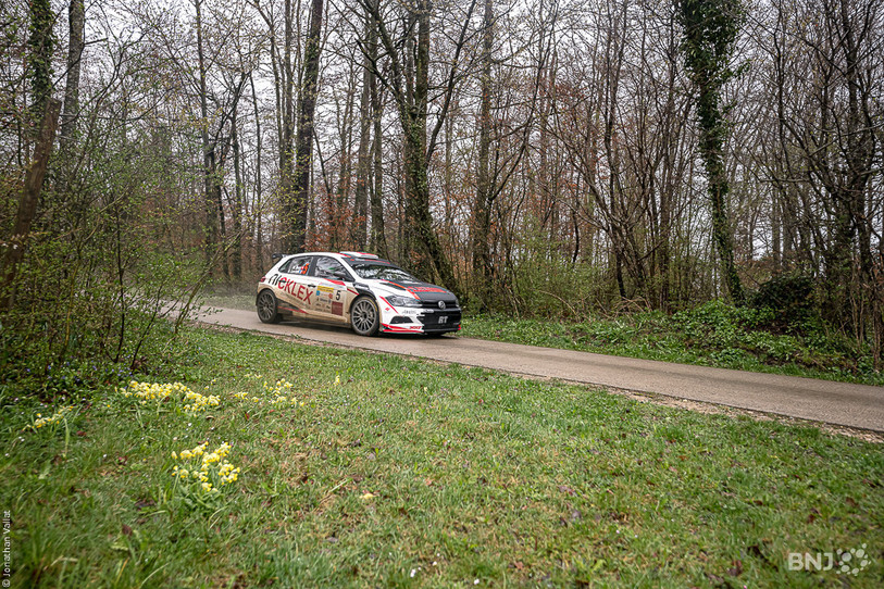 Michaël Burri termine sur le podium du Rallye du Valais. (Photo : archives Jonathan Vallat)