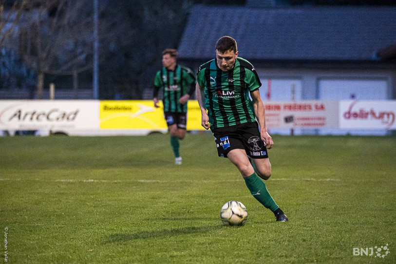 Antoine Rossé a marqué à la 19e minute de jeu. (Photo : archives, Jonathan Vallat).