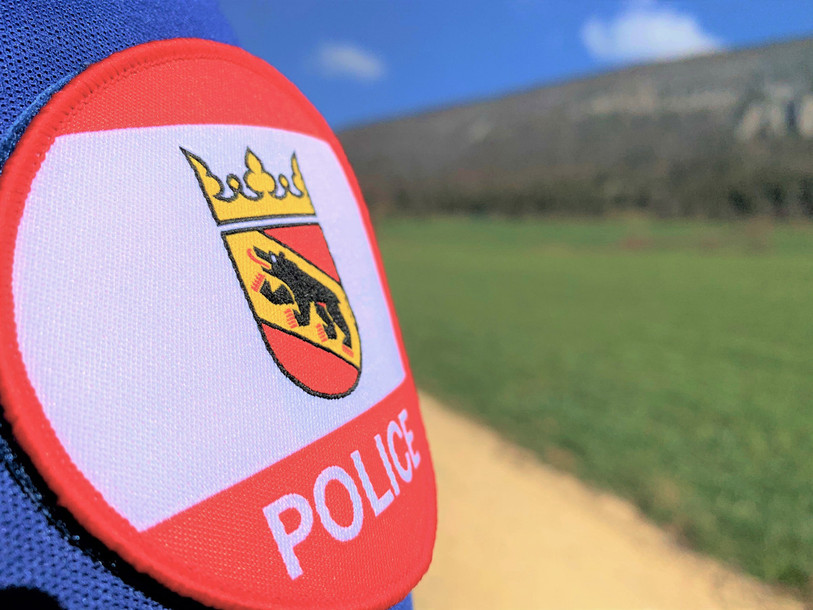 La police avait repéré un véhicule suspect à Reconvilier. (Photo : Police cantonale bernoise)