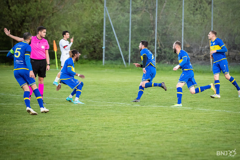 La joie du FC Coffrane (photo : Loïc Valverde).