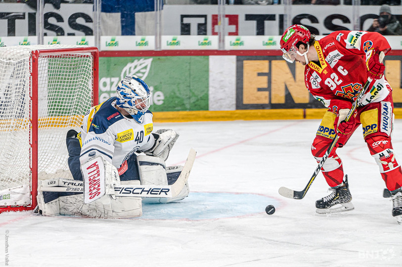 Damiano Ciaccio a défendu le but d'Ambri, avant de rejoindre désormais le HC Ajoie. (Photo: archives Jonathan Vallat)