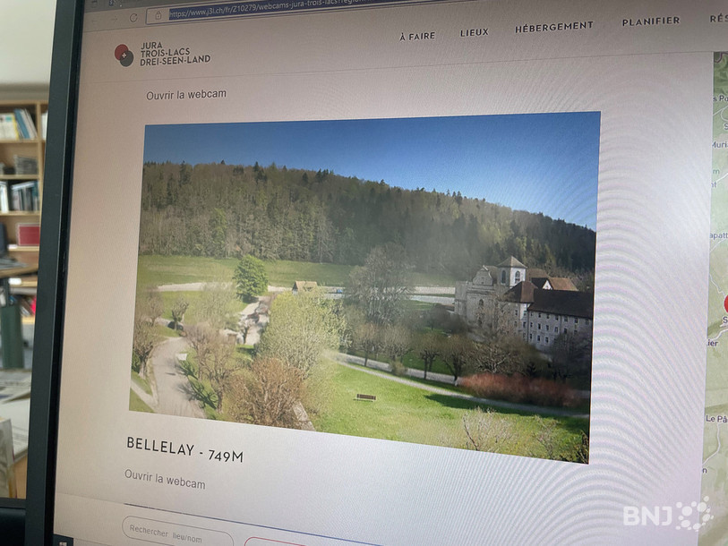 La webcam de Bellelay est disponible depuis le 29 avril 2022.