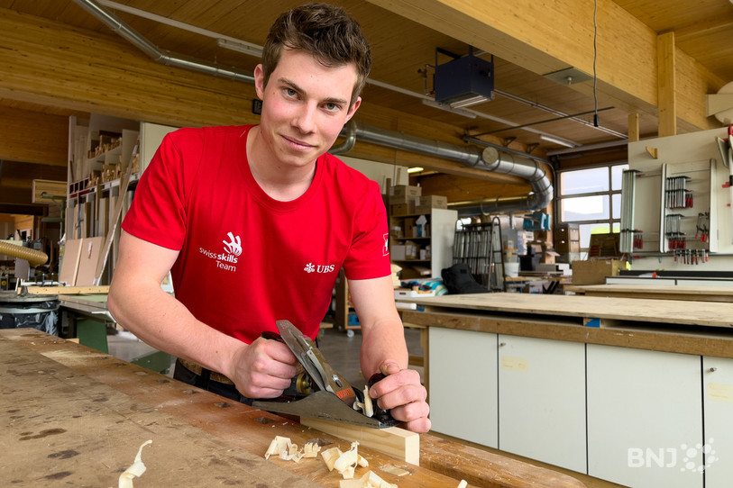 Romain Mingard se prépare quotidiennement pour les WorldSkills à Shanghaï.