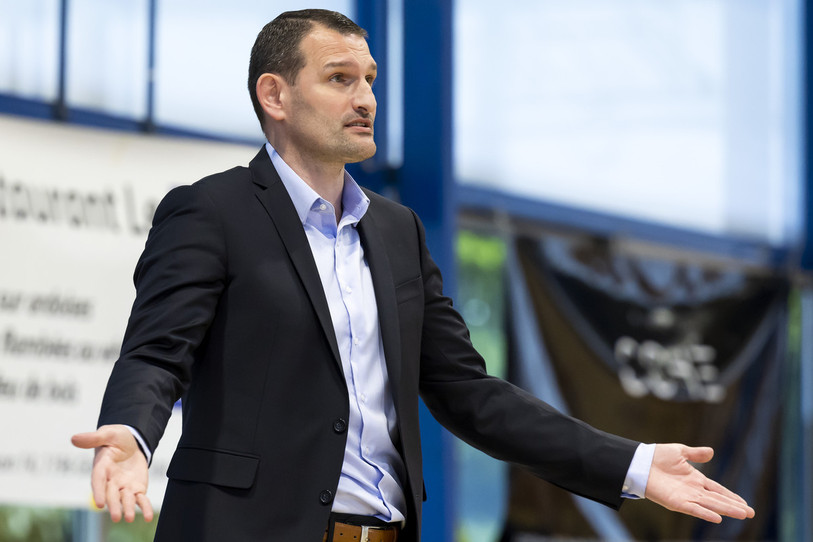 Il reste encore un match aux hommes de Mitar Trivunovic, dans le cadre de la Coupe Landolt, pour décrocher une victoire. (photo : KEYSTONE/Salvatore Di Nolfi).