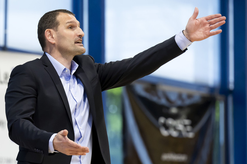 L'entraîneur d'Union Neuchâtel Mitar Trivunovic (photo : KEYSTONE/Salvatore Di Nolfi).