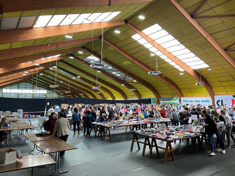 La bourse aux habits a eu lieu ce mercredi après-midi (Photo : FRC).