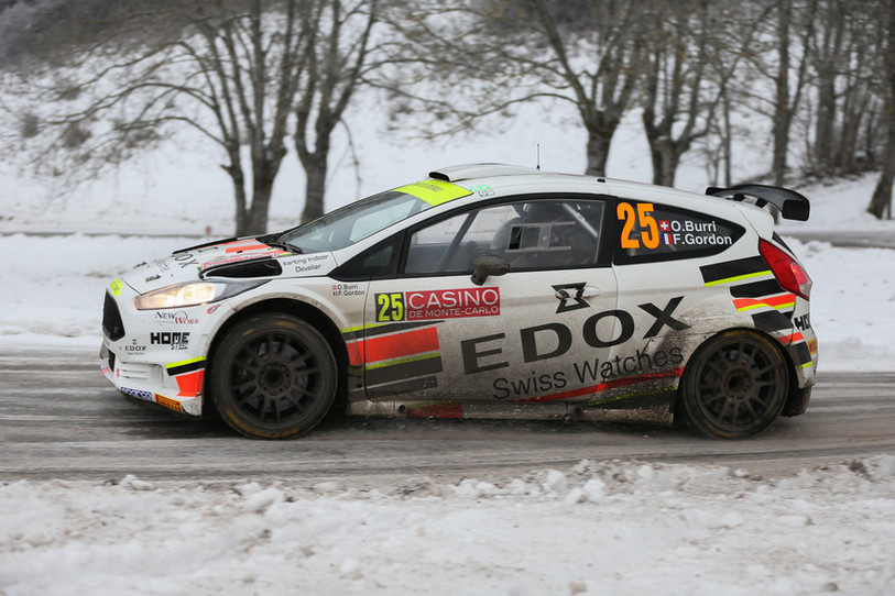 Olivier Burri n'a pas pu aller au terme du Rallye de Monte-Carlo (photo : project-diffusion.ch)