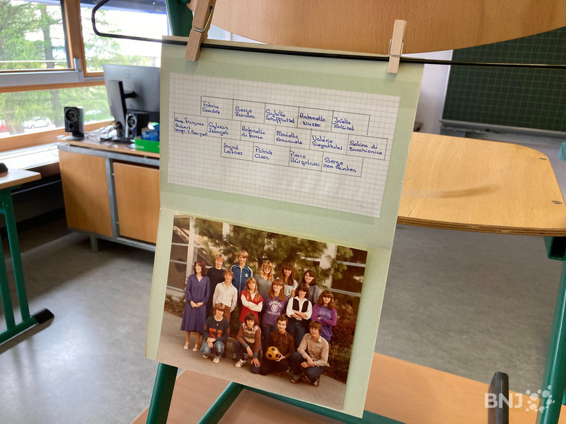 Les anciennes générations d'élèves ont pu retrouver des images de leur volée. 