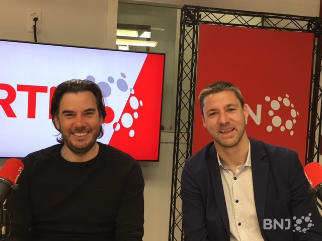 Jérôme Maspoli et Nicolas Bati du FC Hauterive étaient invités de La Matinale ce lundi.