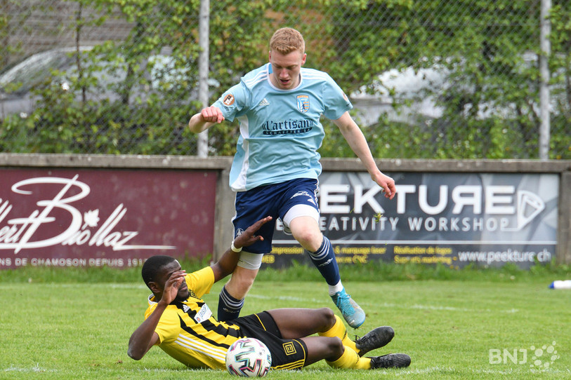Noel Allemann et le FC Moutier ont trébuché une dernière fois cette saison en 2e ligue interrégionale (photo : archives/Georges Henz).