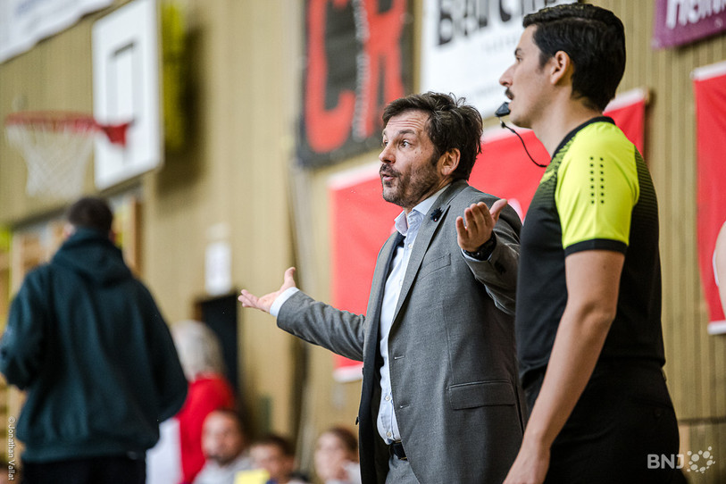 Vladimir Ruzicic n'effectuera pas de 4e saison aux commandes du BC Boncourt (photo : Jonathan Vallat).