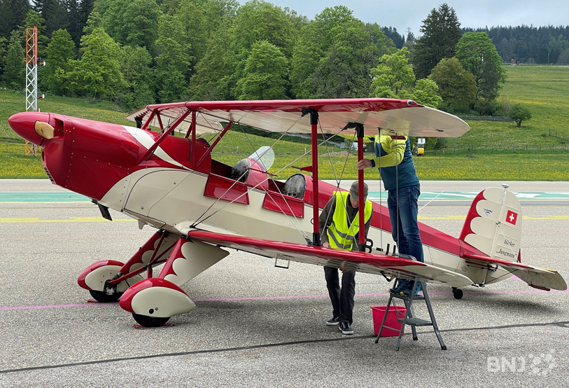 Plusieurs appareils sont à disposition du public pour s'envoyer dans les airs.