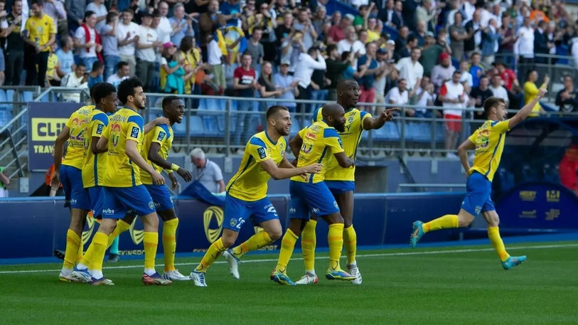 Le FCSM commence les barrages pour une éventuelle promotion en Ligue 1 ce mardi (Photo : www.fcsochaux.fr).