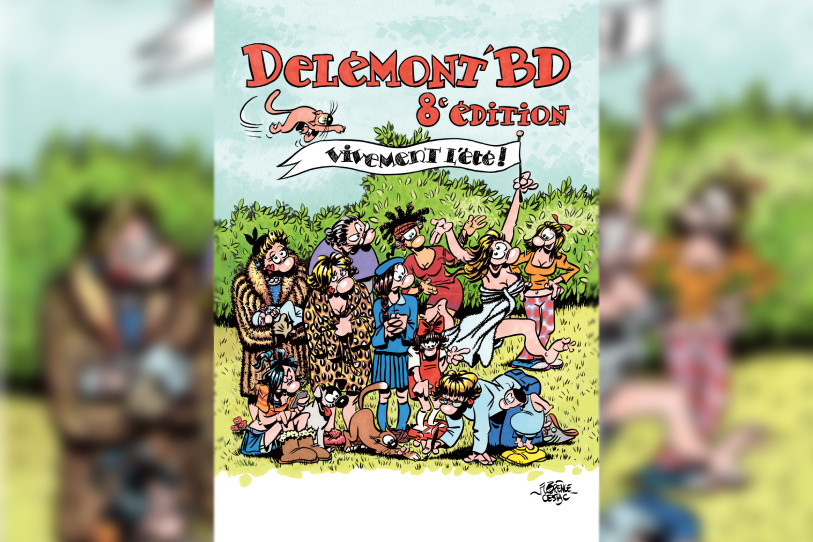L'affiche de la 8e édition de Delémont'BD (Photo : Delémont'BD).