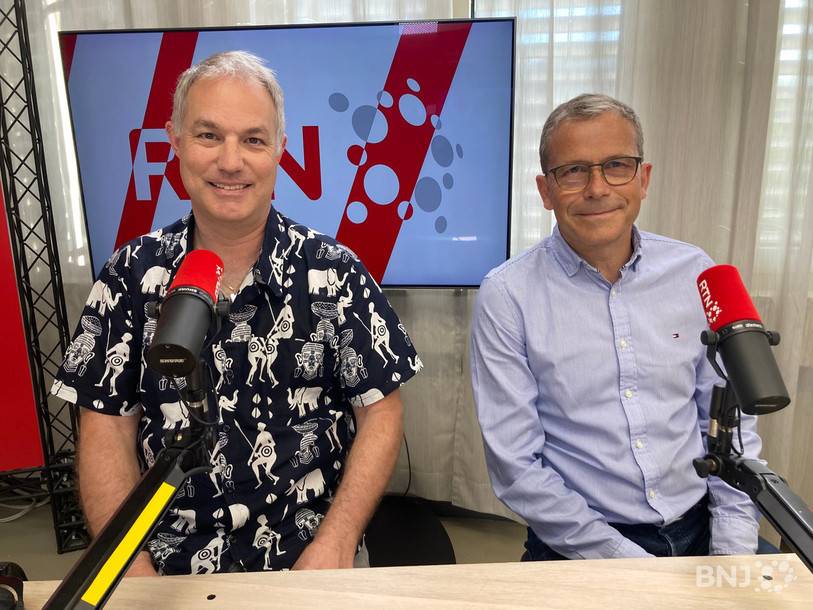Lionel Hubert (à gauche) et Pierre Daenzer (à droite) étaient les invités de La Matinale ce mercredi matin.