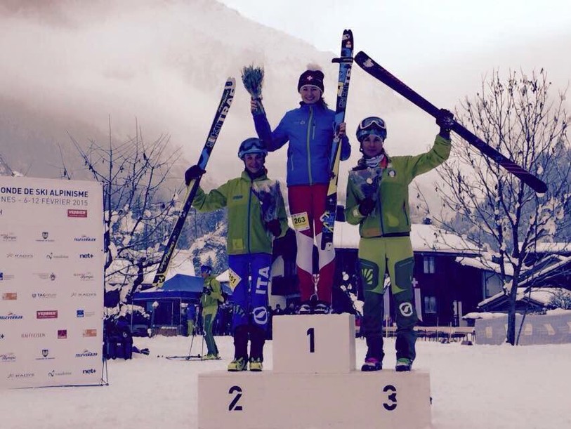 Marianne Fatton a brillamment remporté la première épreuve junior des championnats du monde. (Photo : Centre Régional Ouest de skialpinisme du Club alpin suisse)  