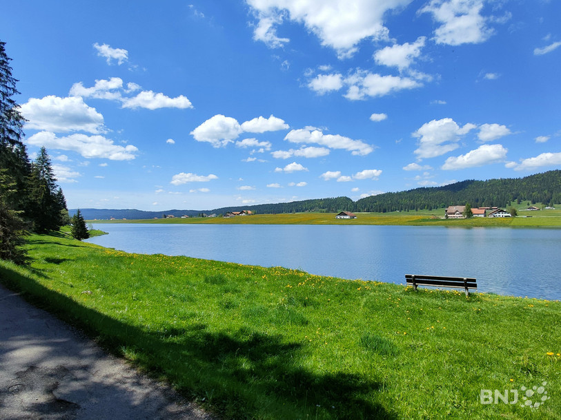 Le Lac des Taillères mercredi après-midi.