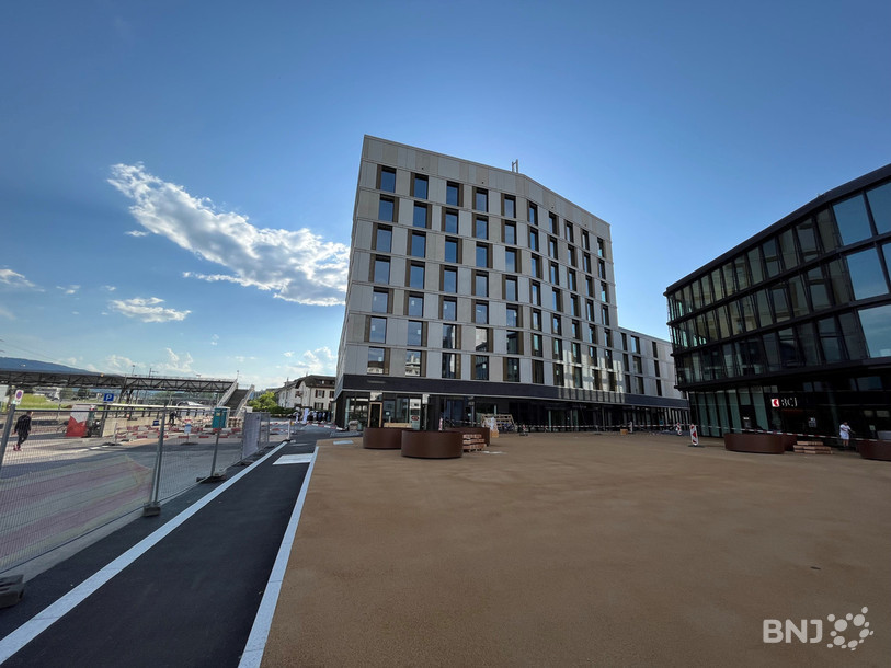 Le nouveau complexe immobilier de la Poste accueillera des entreprises, des commerces, un hôtel mais aussi des particuliers.