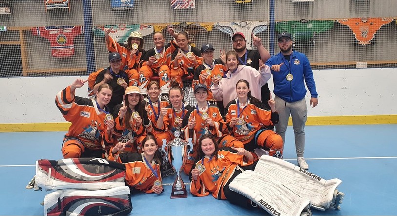 Un trophée européen pour les dames du SHC Rossemaison. (Photo: Gaël Comment)
