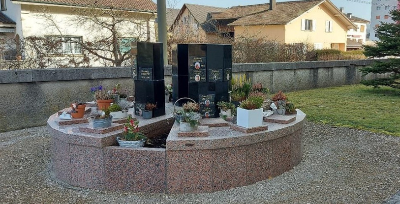 Un nouveau columbarium pourra voir le jour à l'ancien cimetière de Bassecourt (photo: commune de Haute-Sorne).