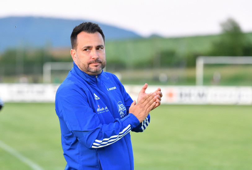 L'actuel entraineur du FC Moutier, Walter Dos Reis, rejoindra le club vadais la saison prochaine. (photo archives : Georges Henz).