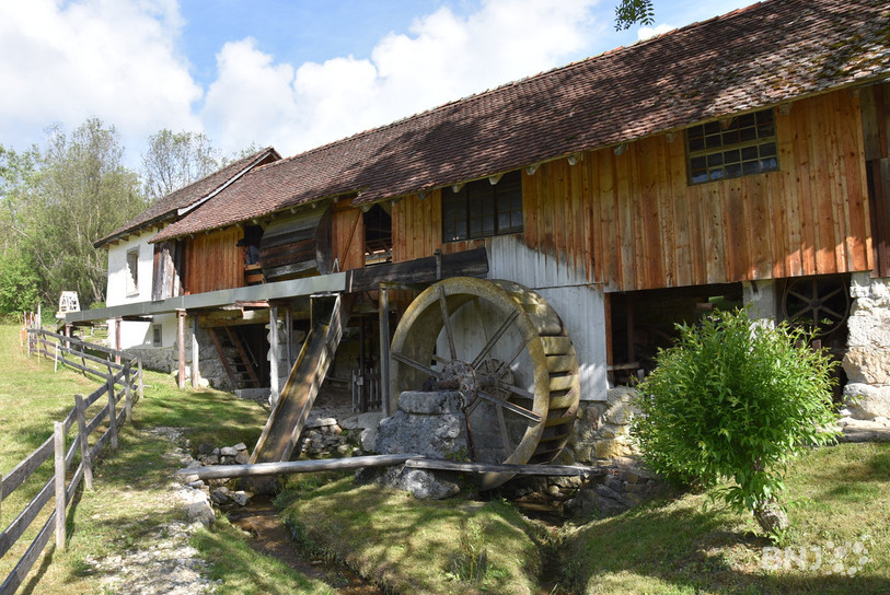 La scierie Paroz à Saicourt a ouvert ses portes samedi à l'occasion de la Journée suisse des moulins.
