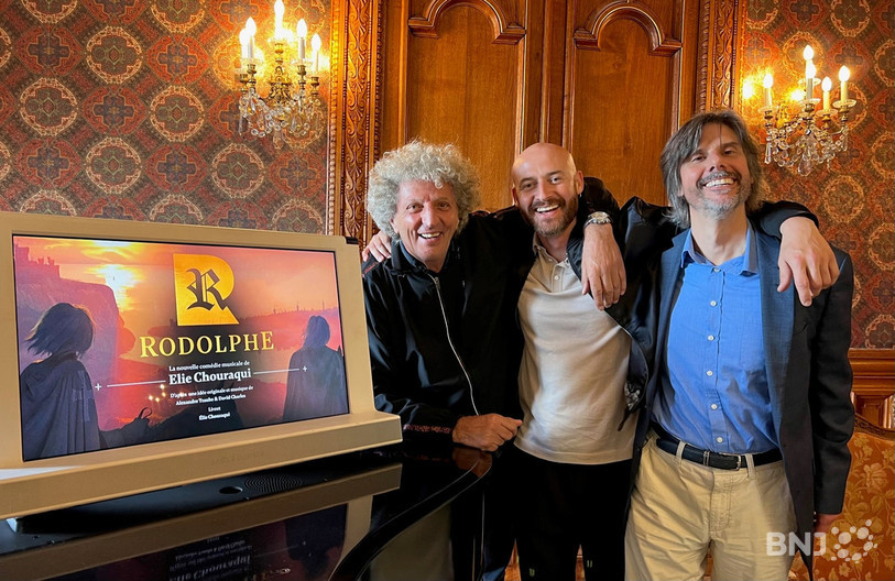 Elie Chouraqui a écrit ce spectacle avec David Charles et Alexandre Traube (de gauche à droite). 