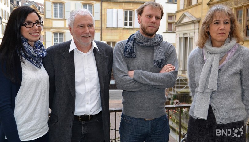 Céline Vara, Patrick Hermann, Fabien Fivaz et Nicole Baur, de gauche à droite, vont défendre les couleurs du parti écologiste.