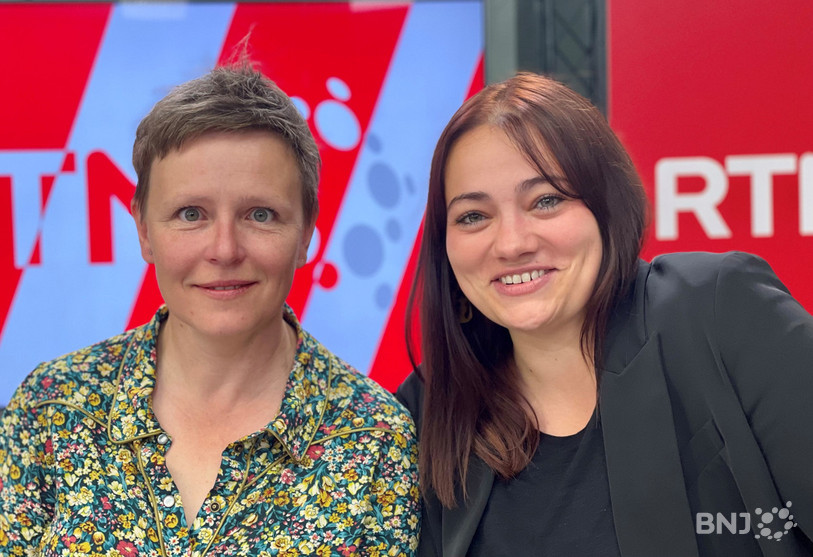 Françoise Boillat (à gauche) et Garance La Fata (à droite) sont membres de Théâtre ProNE