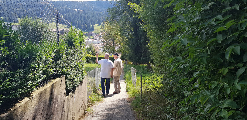 Les chemins de traverse font partie du patrimoine tramelot. La commune veut les valoriser. (Photo : Parc Chasseral)
